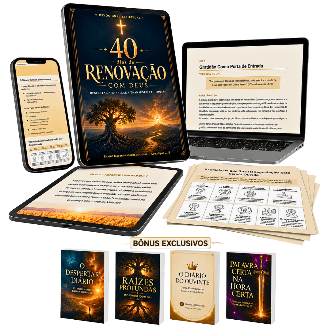 Mockup Completo 40 Dias de Renovação